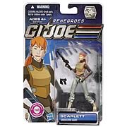 G.I. Joe 30th Anniversary Renegade Scarlett Figure, Not Mint